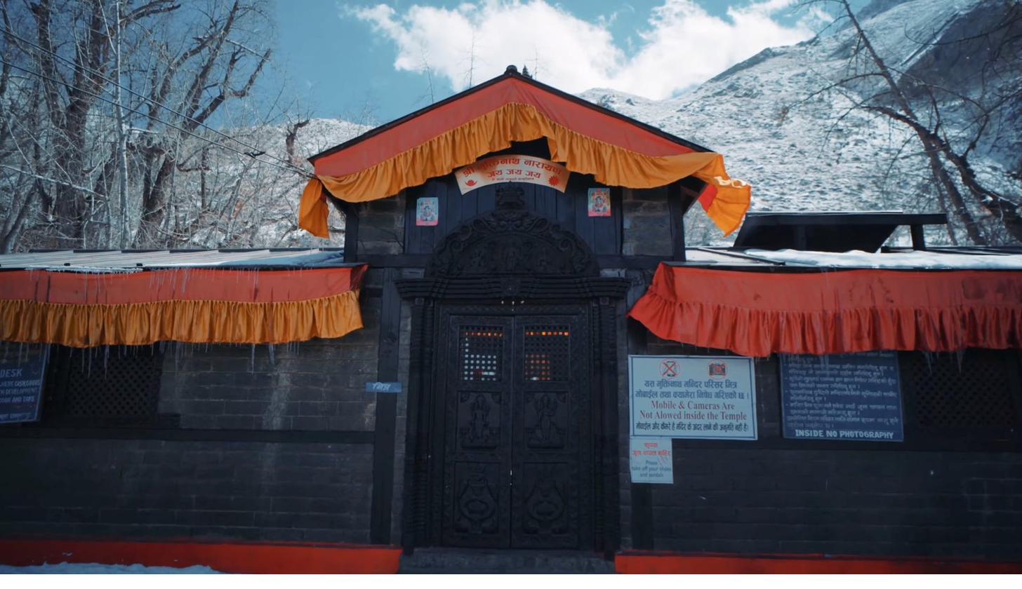 The approach to Muktinath — Pulhashram